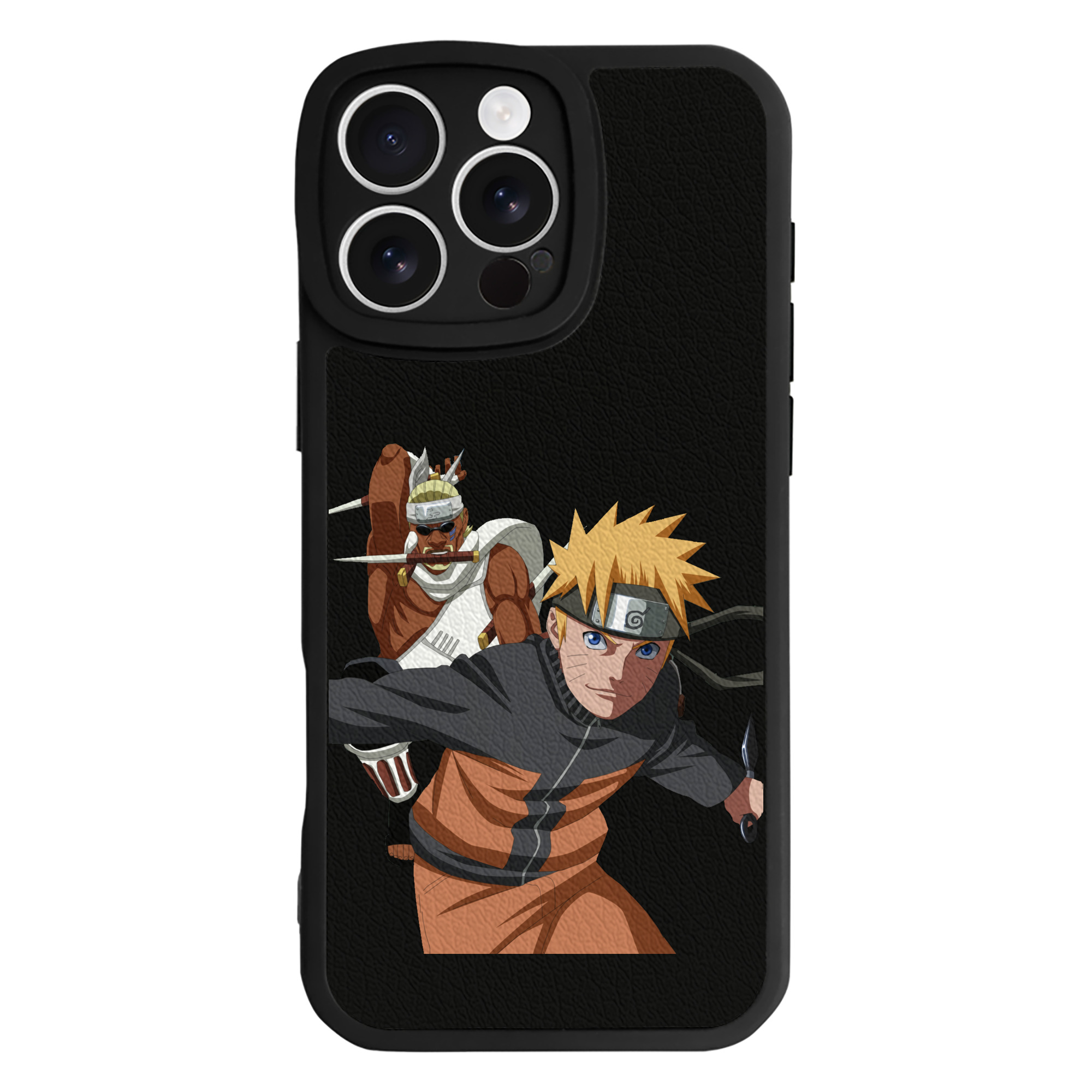 （画像用） NARUTO -ナルト- うずまき ナルト Uzumaki Naruto 【iPhone 16シリーズ対応】シリコンスマホケース（レザー調） 材質：シリコン